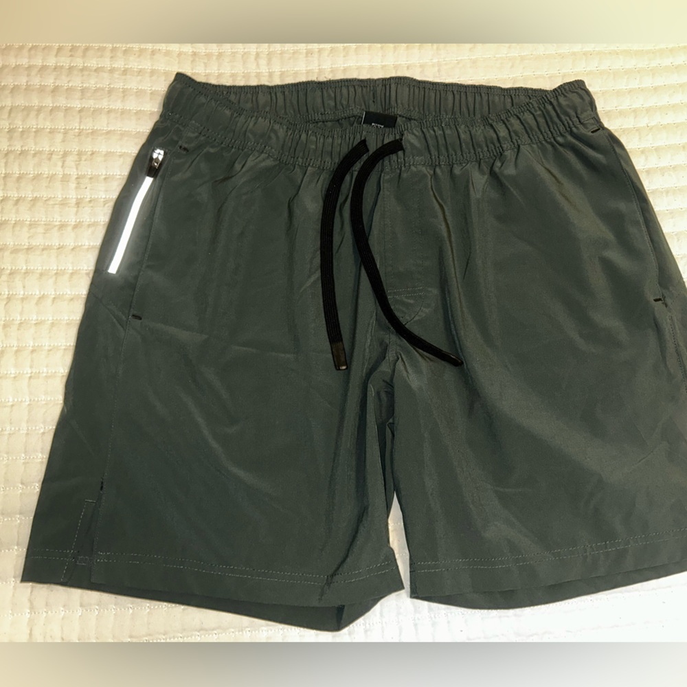 Men's Athletic Shorts - Dark Green